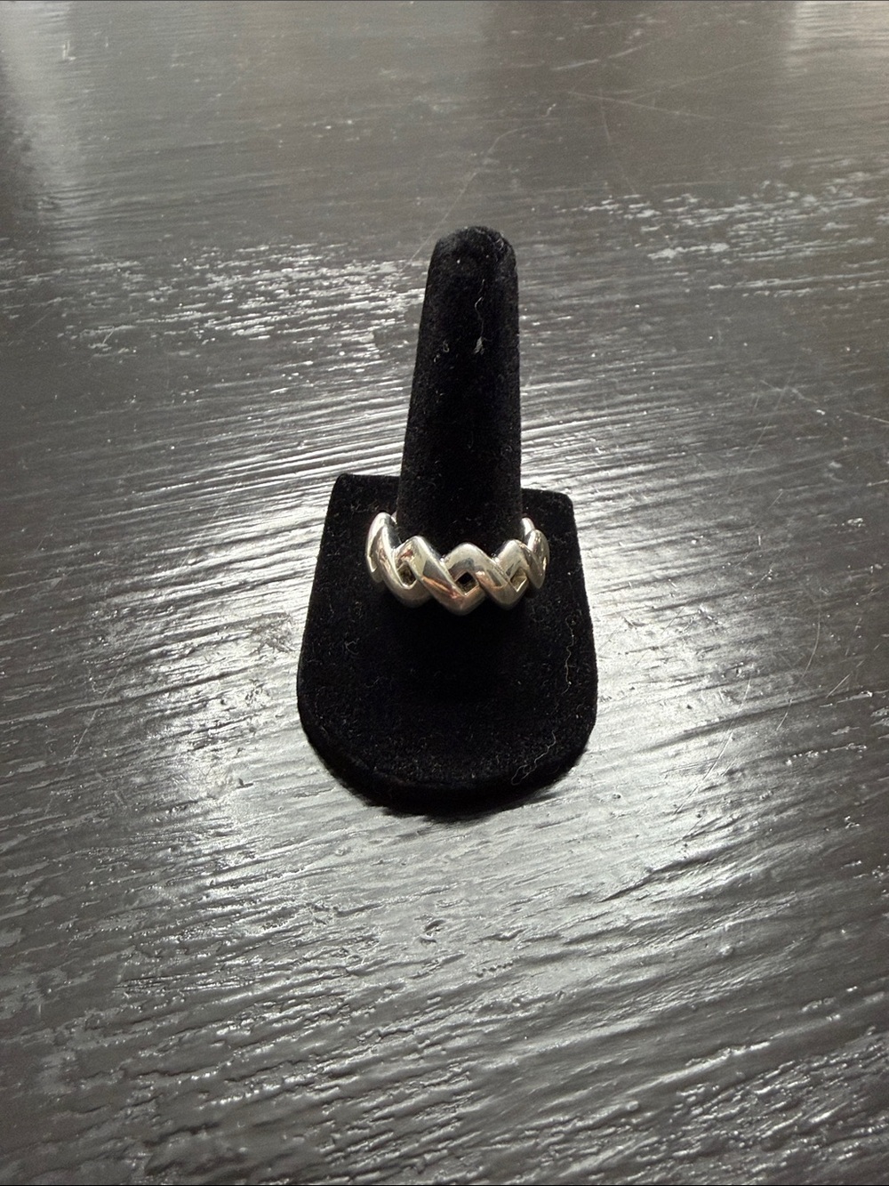 Robert Lee Morris Silver Braided Wave Ring